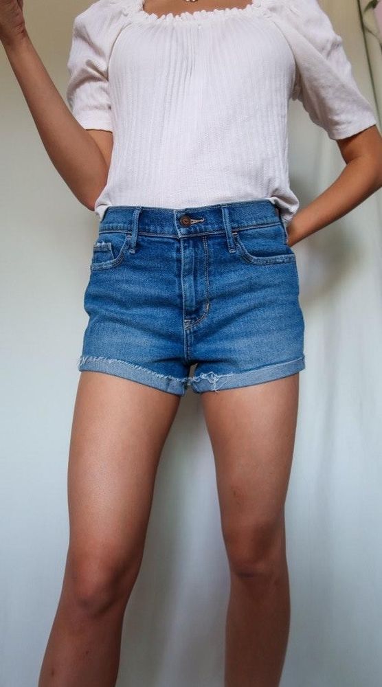 hollister high waisted shorts