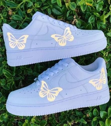 air force 1 reflective butterfly