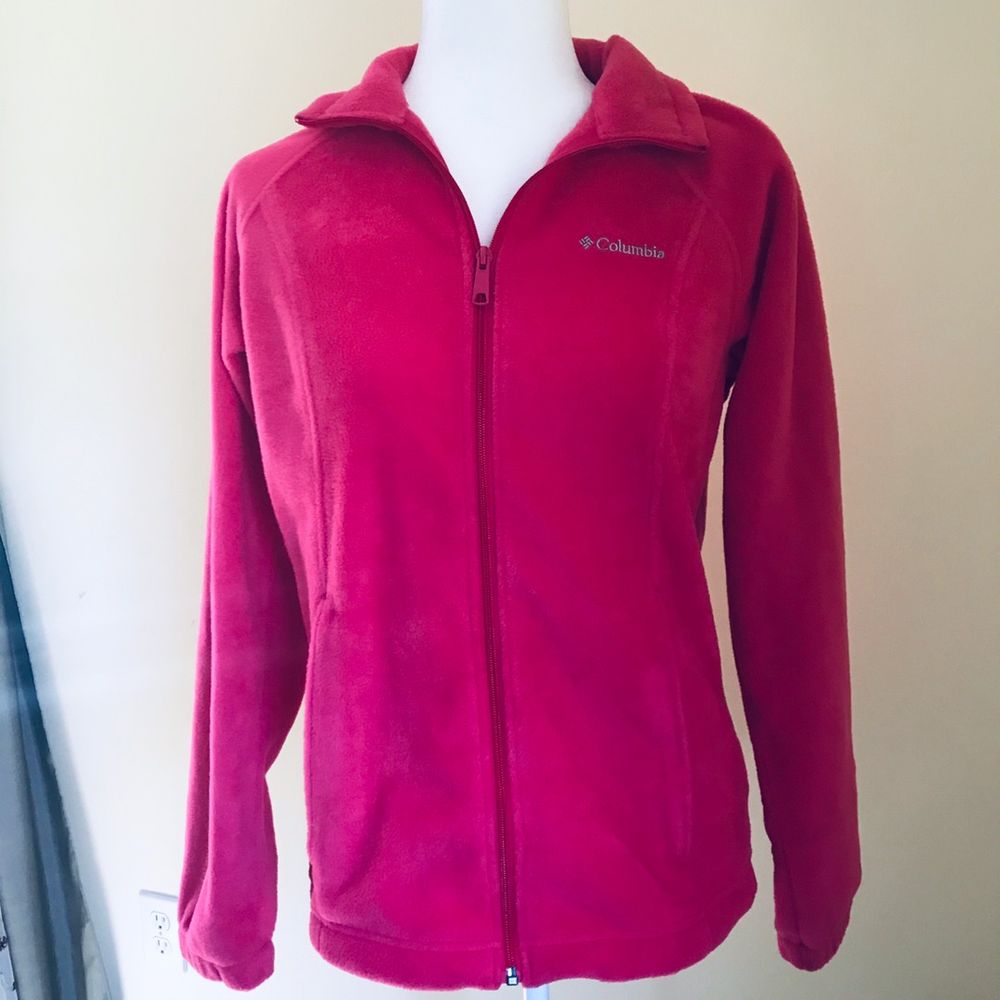 columbia pink fleece