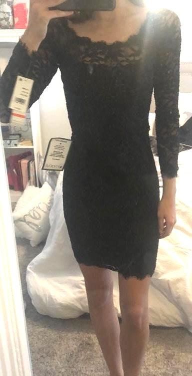 macy's black dress