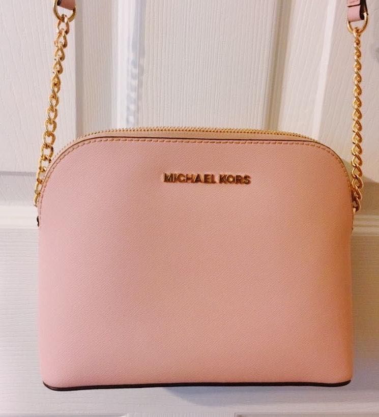 michael kors baby pink crossbody