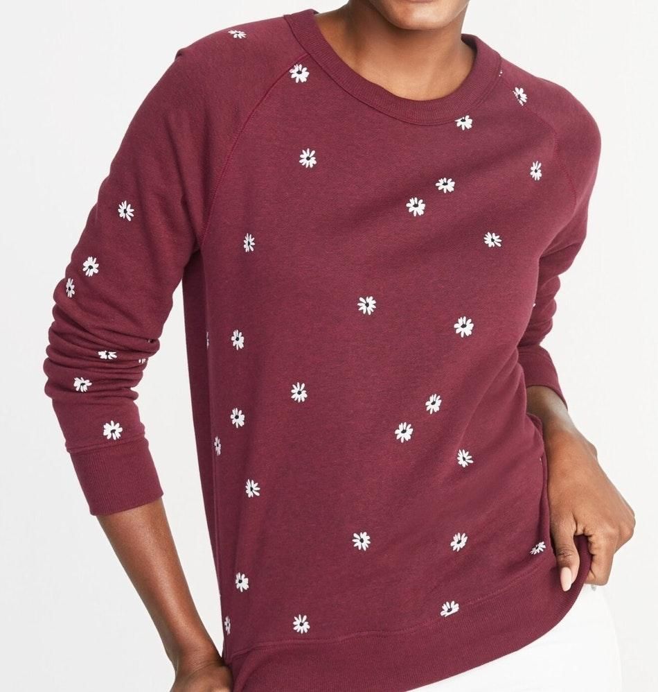old navy daisy sweatshirt