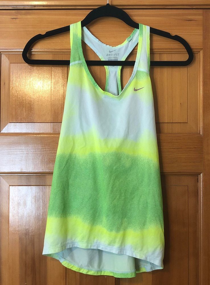 tie dye dri fit tank top
