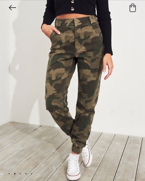 hollister camouflage pants