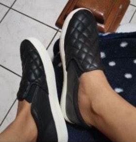 target black slip on sneakers