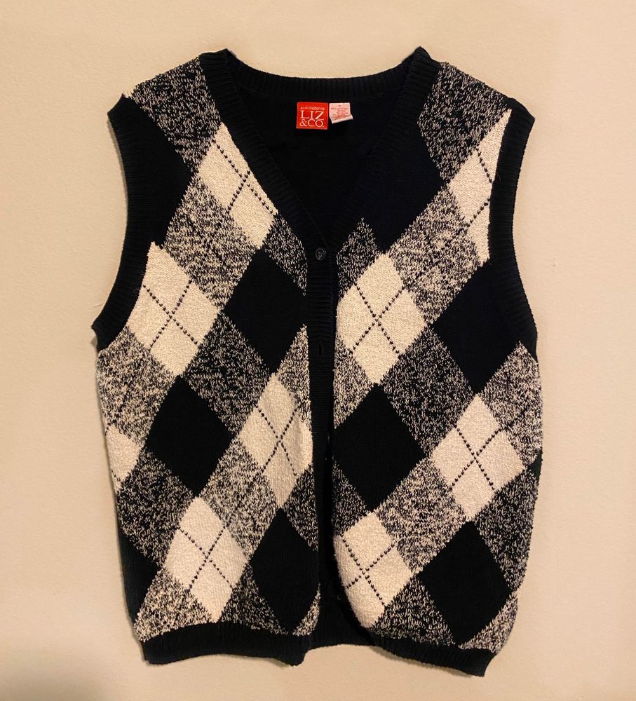 sweater vest no shirt