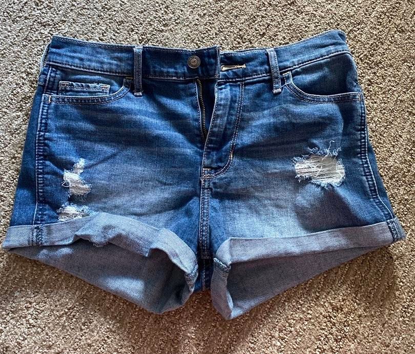 hollister short short high rise