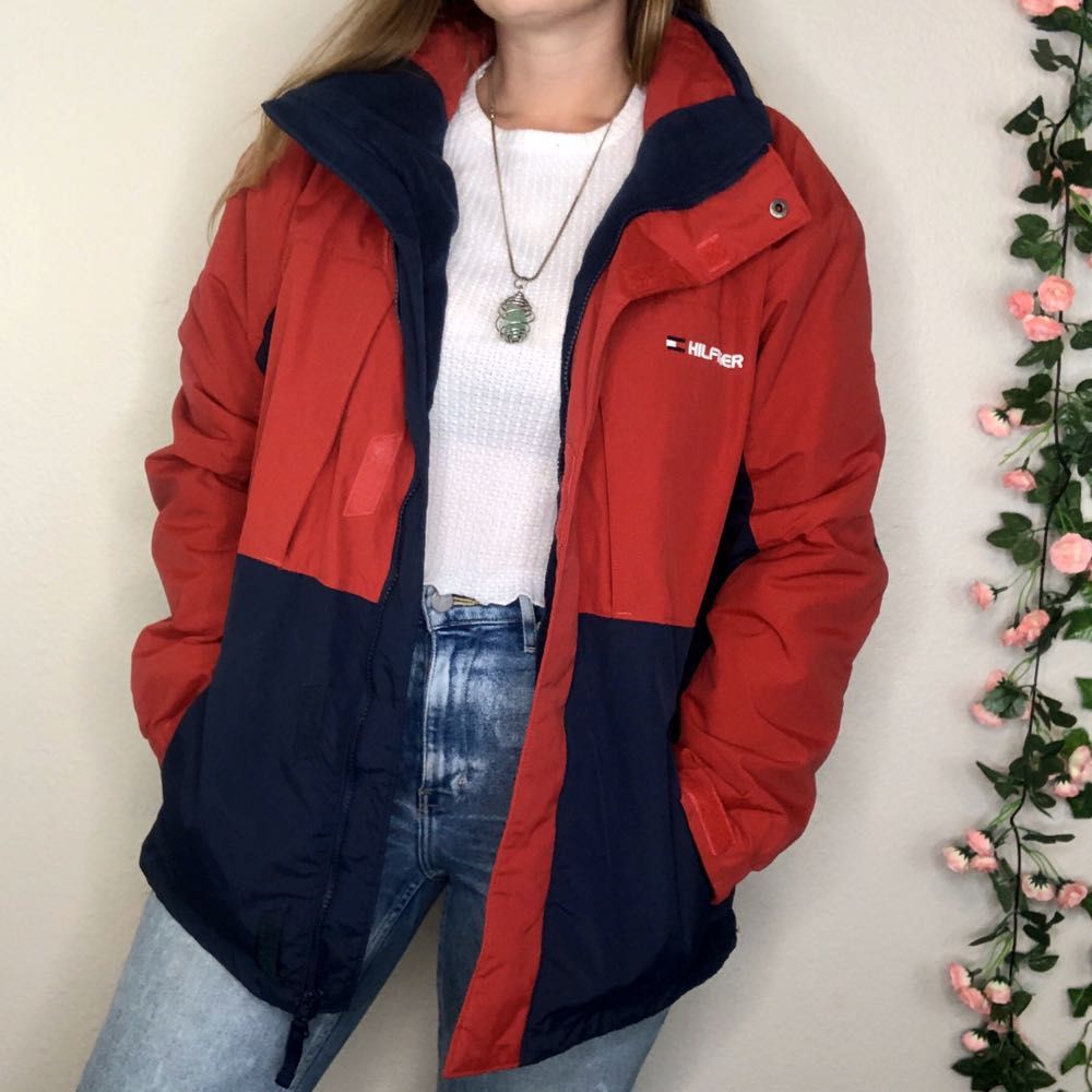 vintage tommy hilfiger winter jacket