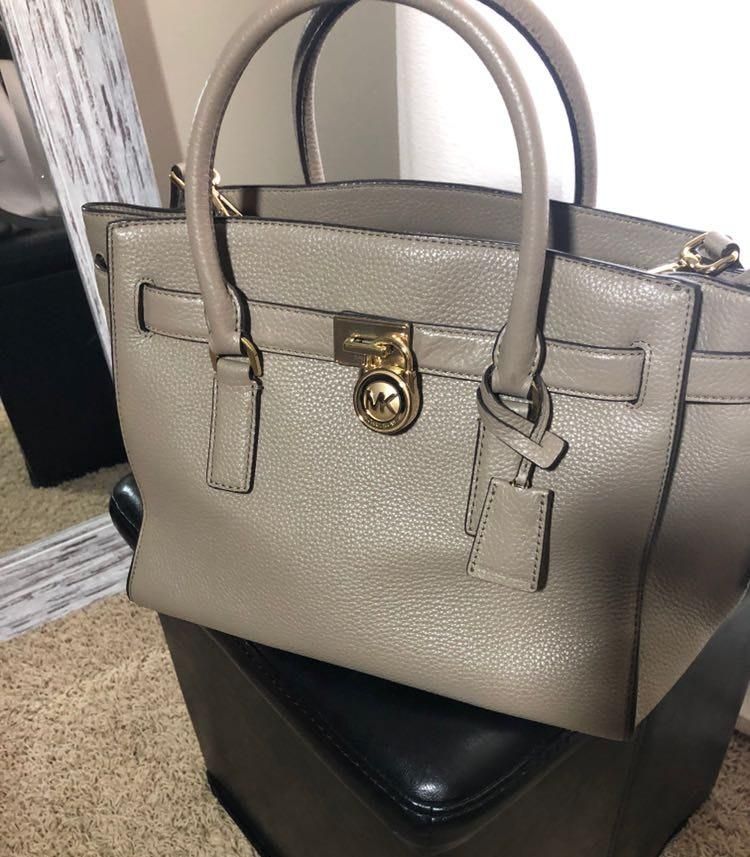 gray mk purse