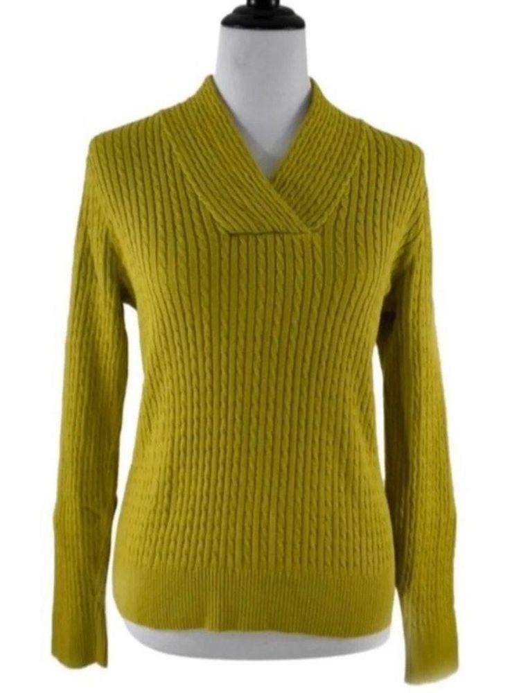 jeanne pierre cable knit sweater