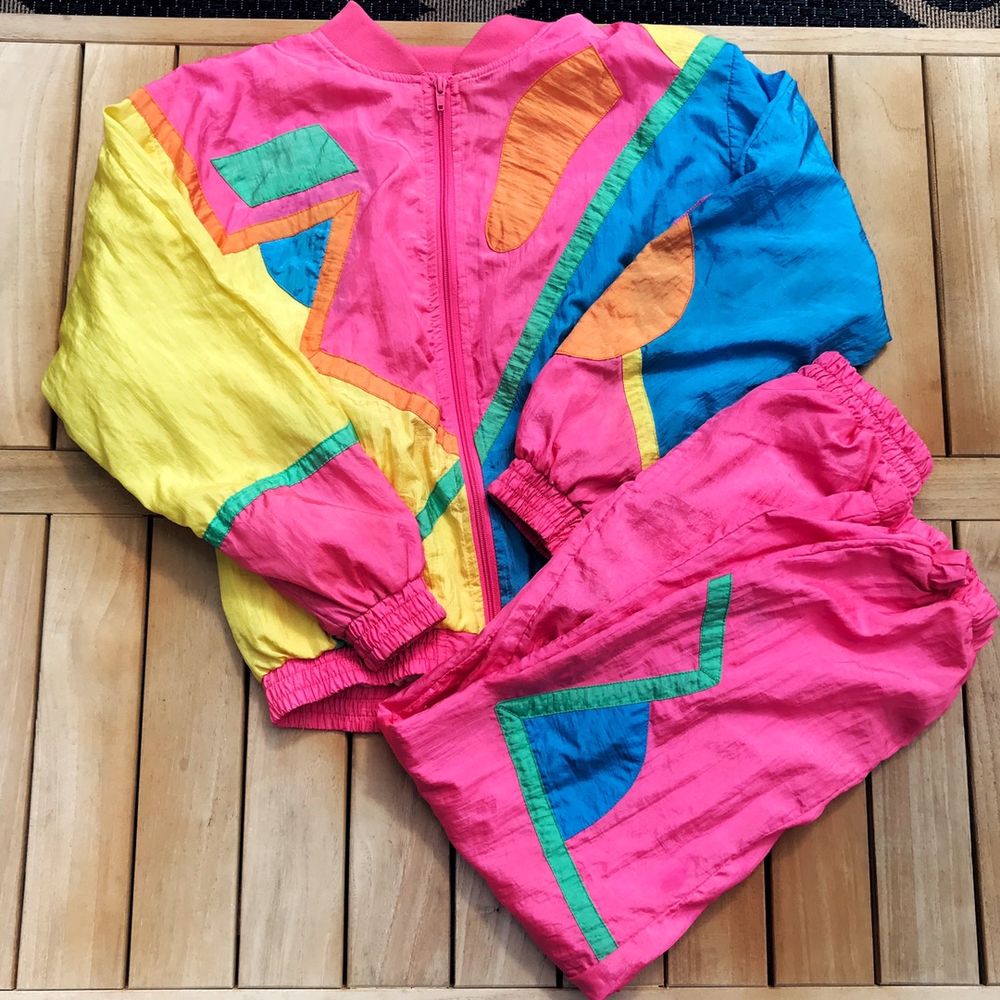 vintage 80s tracksuit