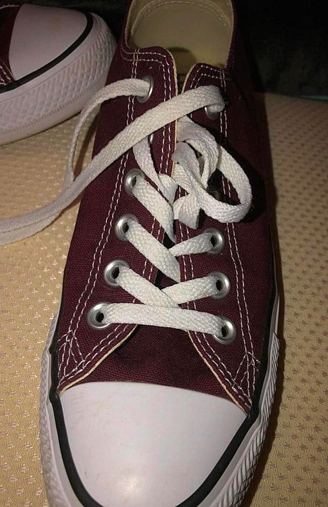 converse maroon shoes