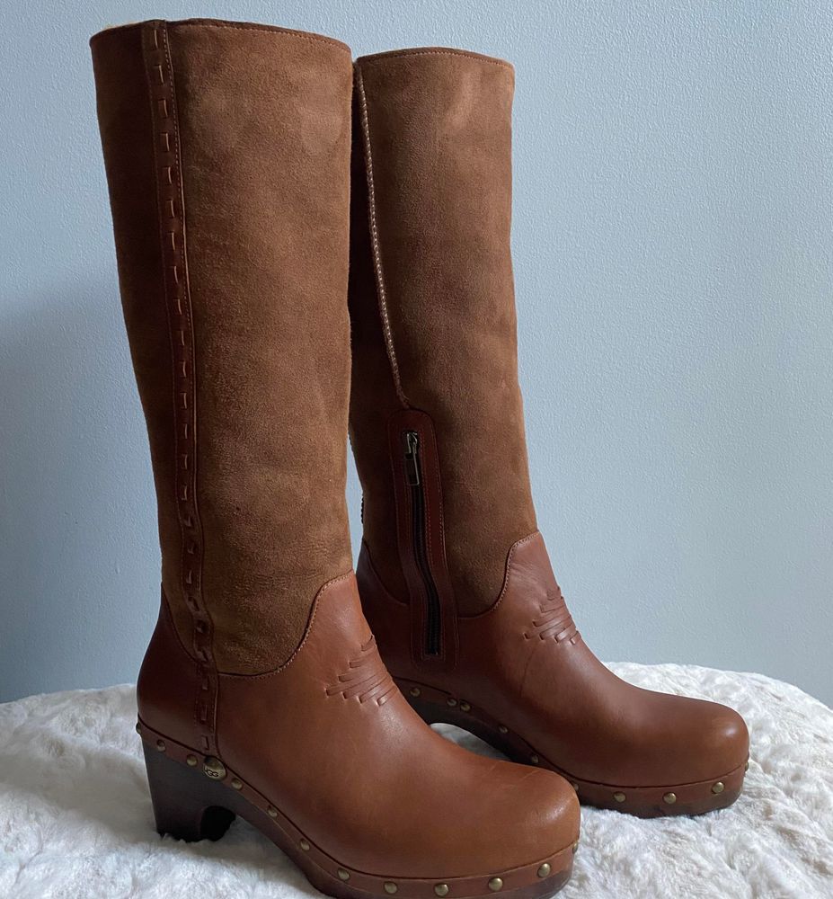 tall clog boots