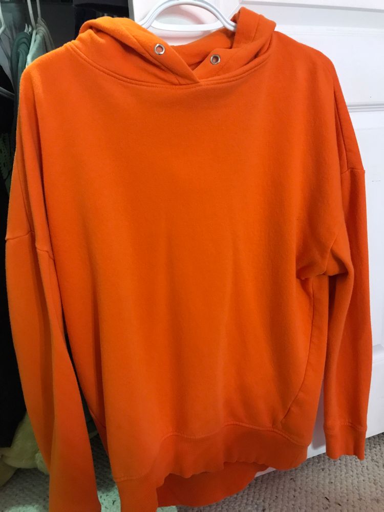 orange hoodie primark