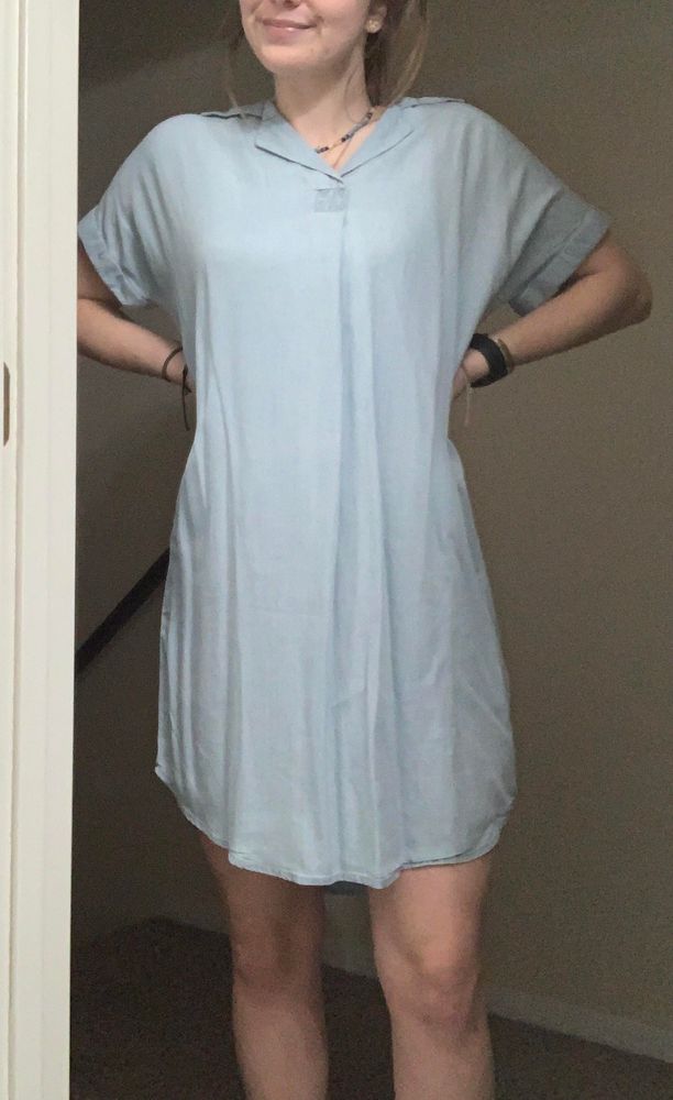thread and supply denim dress