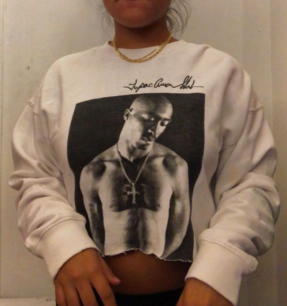 tupac crop top forever 21