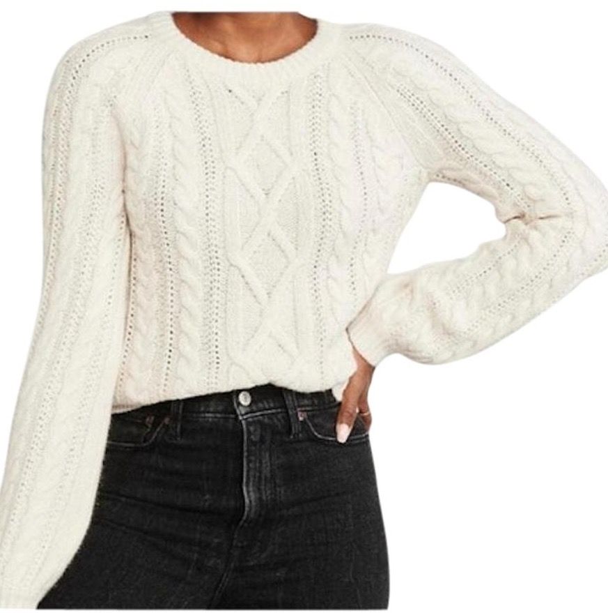 abercrombie cable knit cardigan
