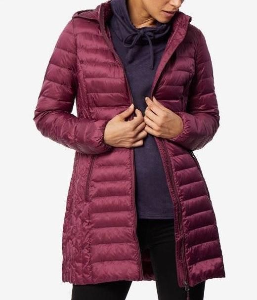 32 degrees packable hooded puffer coat