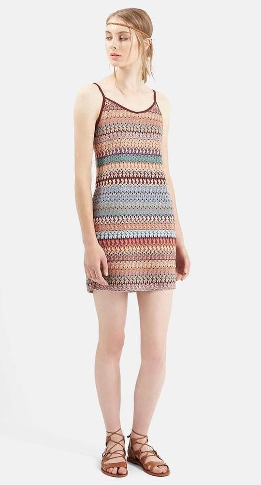 topshop crochet dress