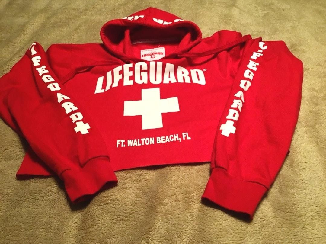 lifeguard cropped hoodie