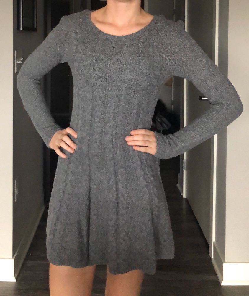 hollister sweater dress