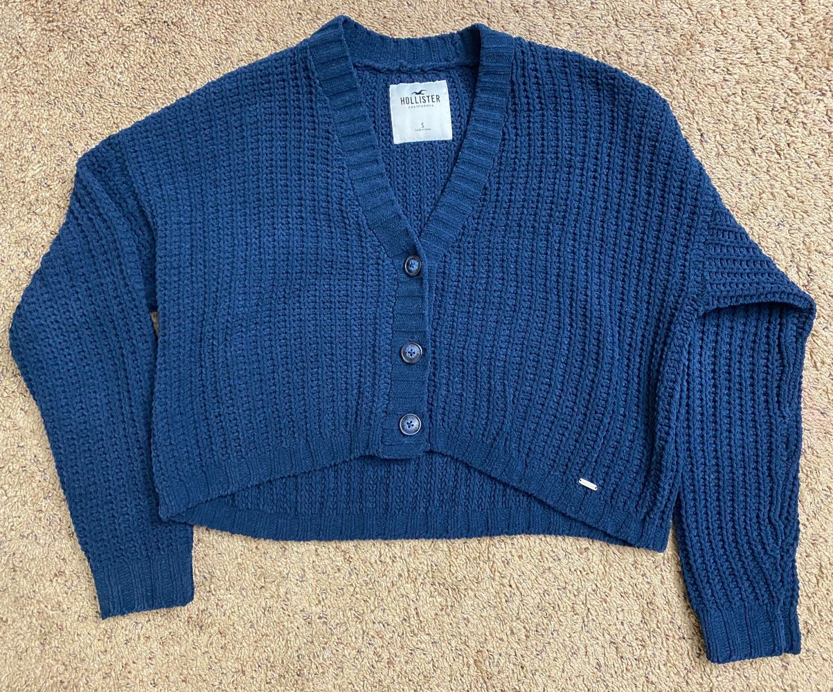 chenille cardigan hollister