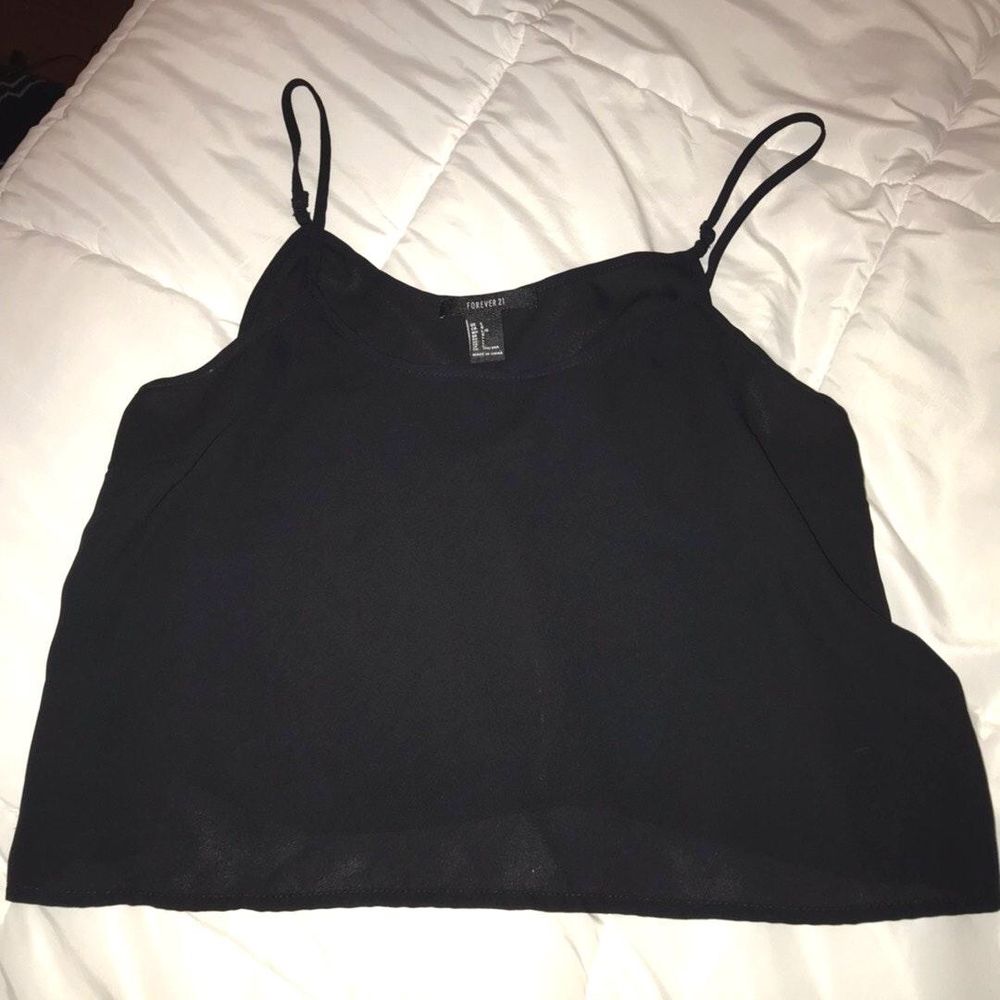 forever 21 spaghetti strap crop top