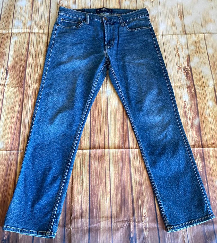 hollister advanced stretch slim straight jeans