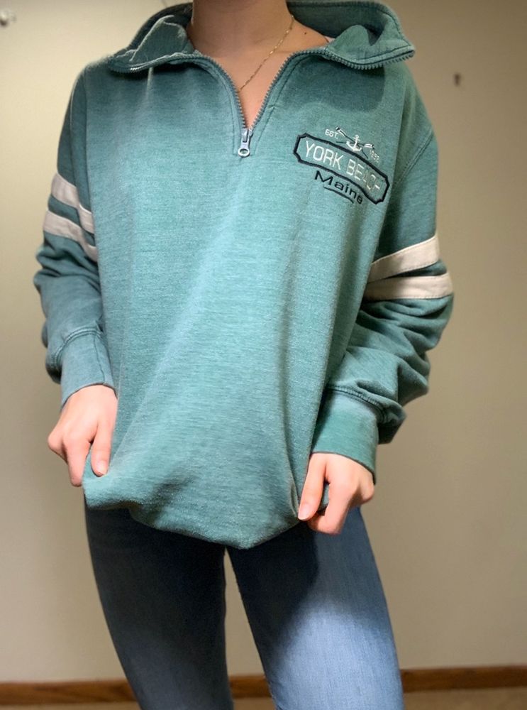 quarter zip jumper vintage