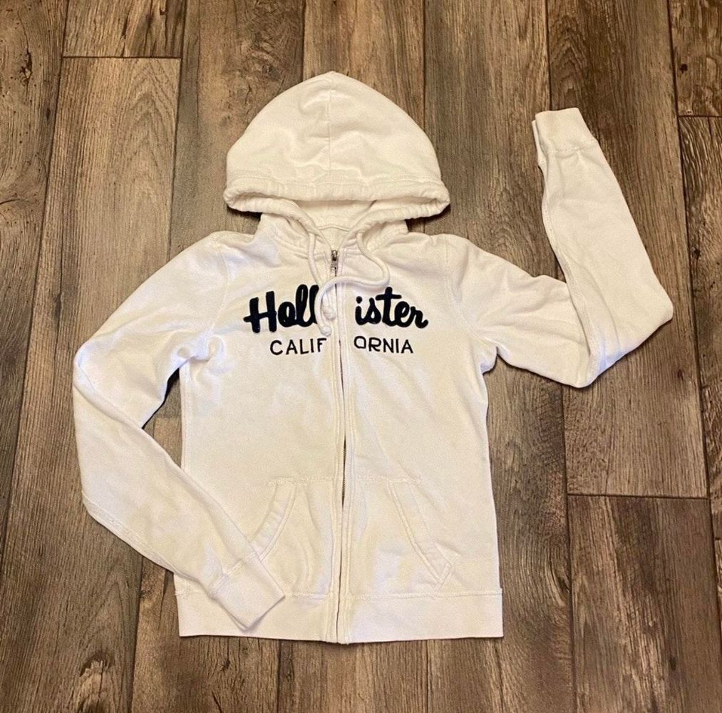 hollister full zip hoodie