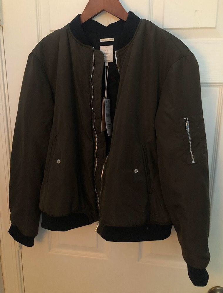 zara green bomber jacket