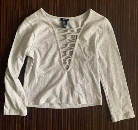 forever 21 criss cross top