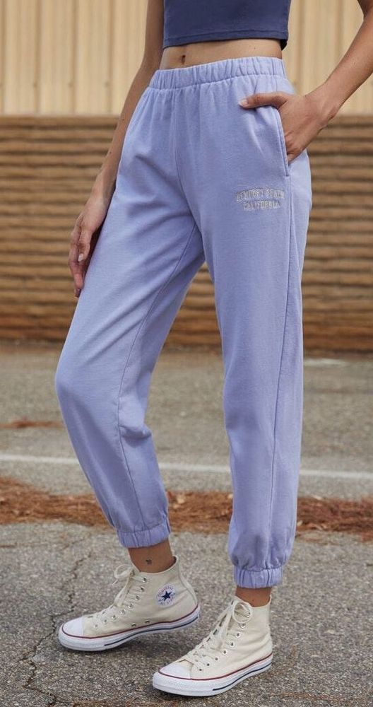 Brandy Melville Sweatpants White 