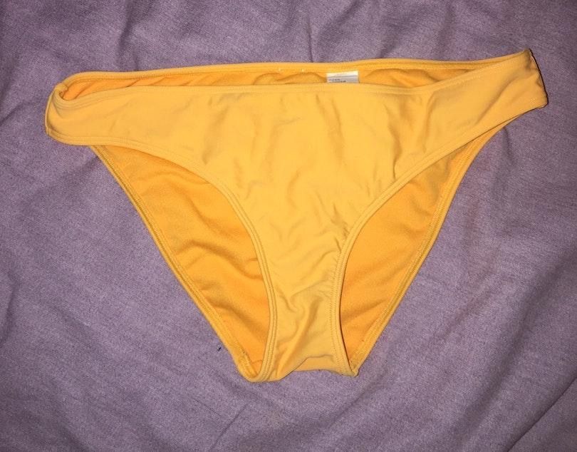 yellow bikini hollister