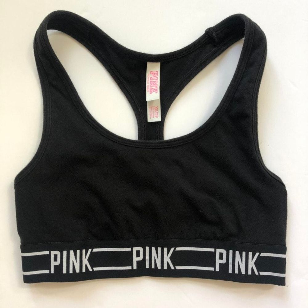 victoria secret black sports bra