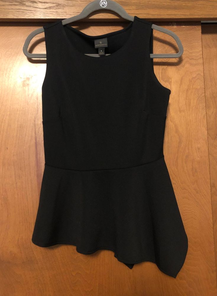 worthington peplum top