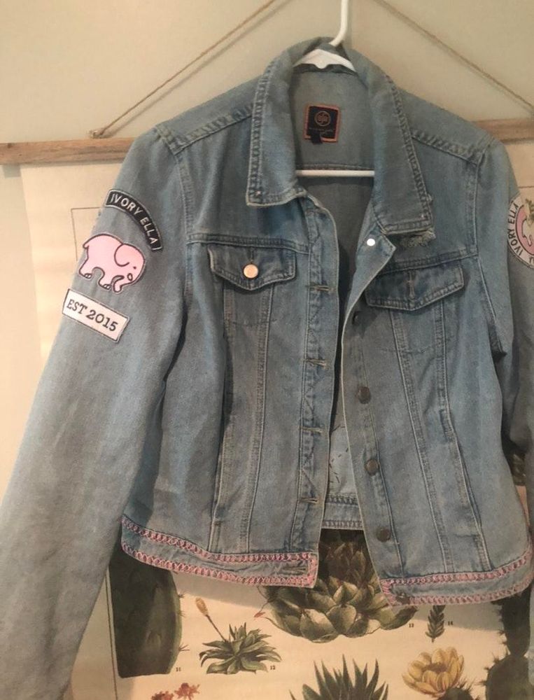 ivory ella jean jacket