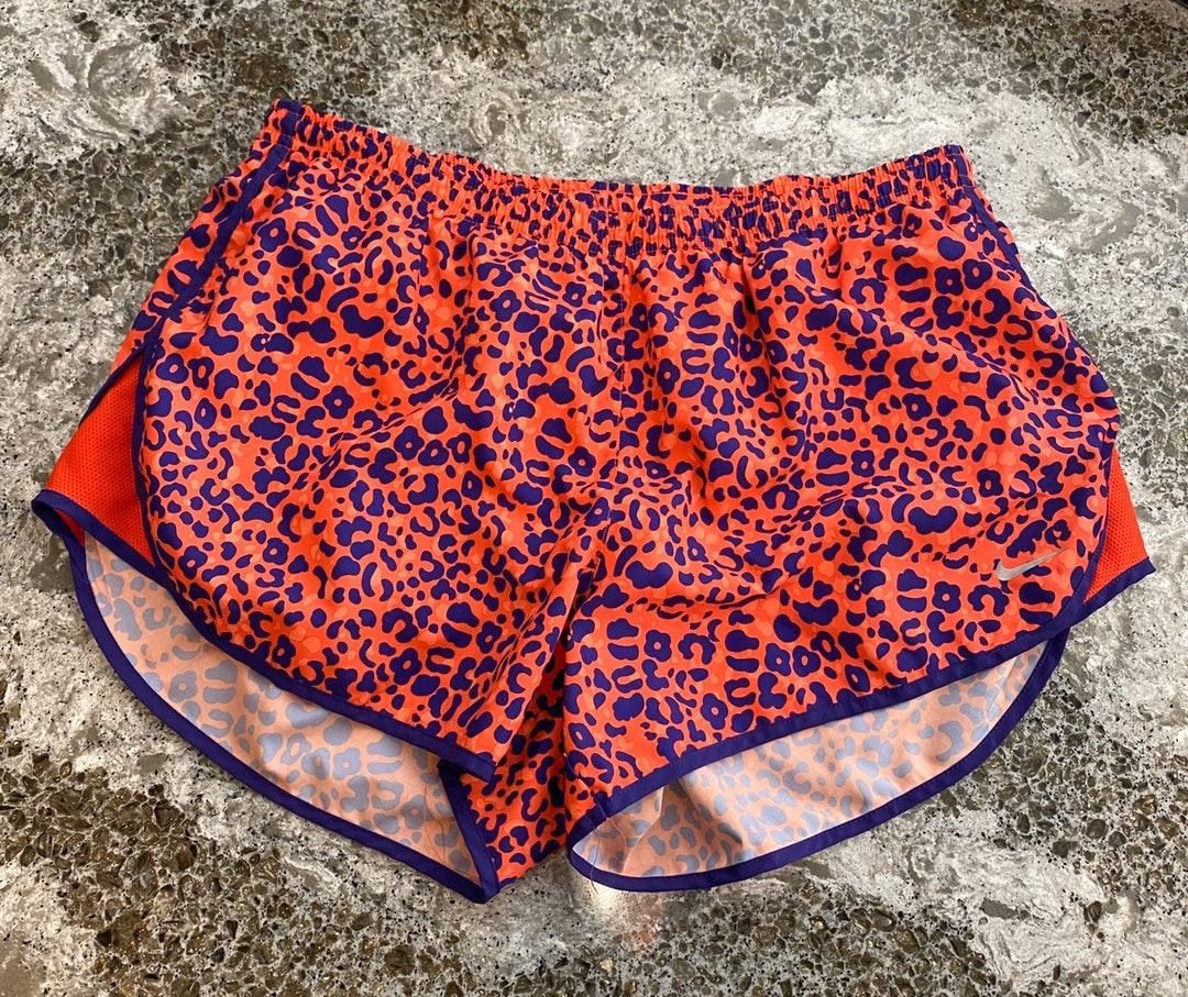 nike leopard running shorts