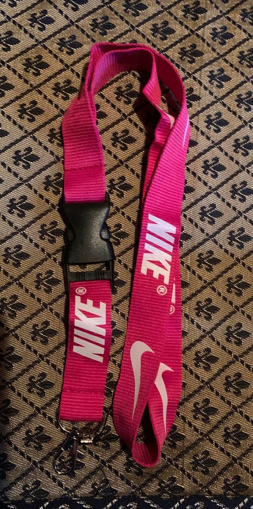 pink nike lanyard