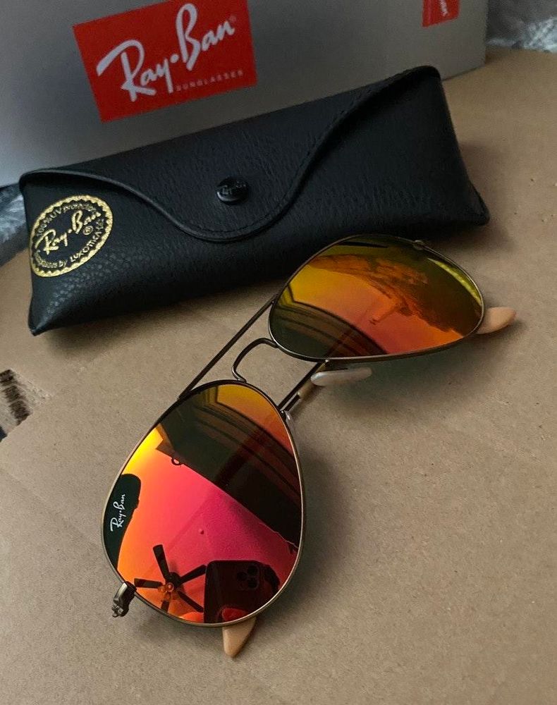 ray ban red flash lenses