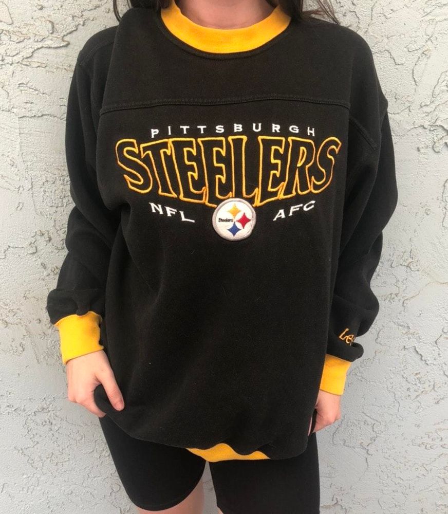 pittsburgh steelers vintage crewneck sweatshirt