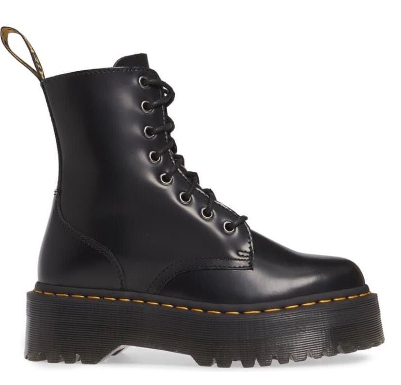 chunky black doc martens