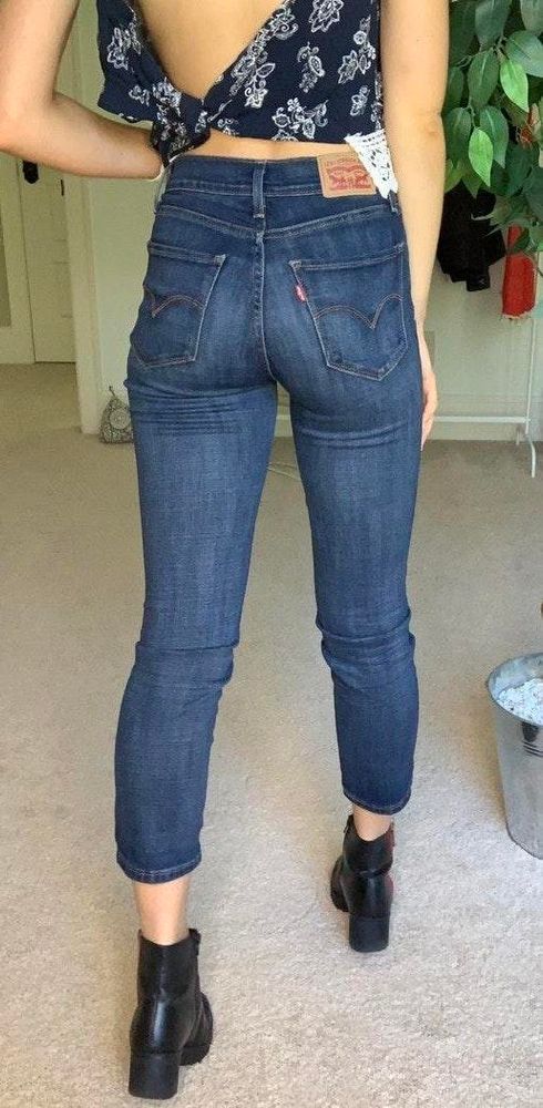 levi's 501 high rise straight