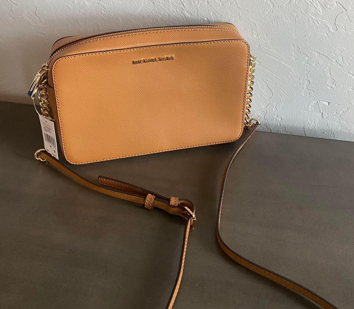 michael kors tan crossbody bag