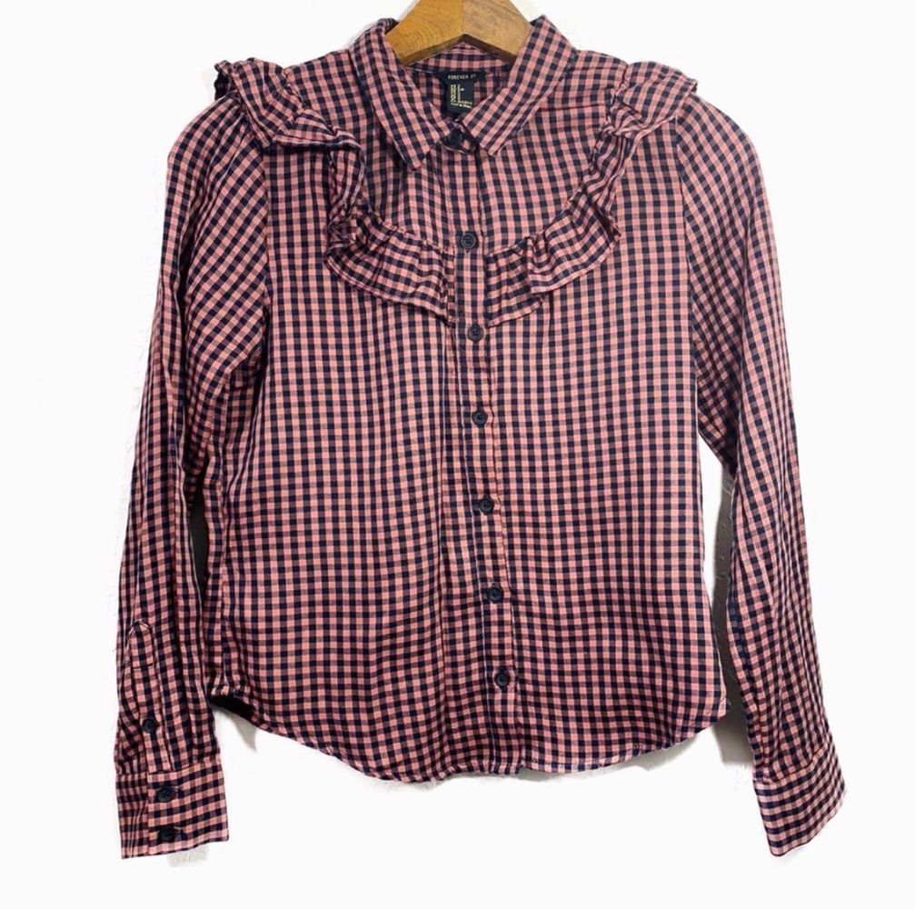 ruffle blouse forever 21