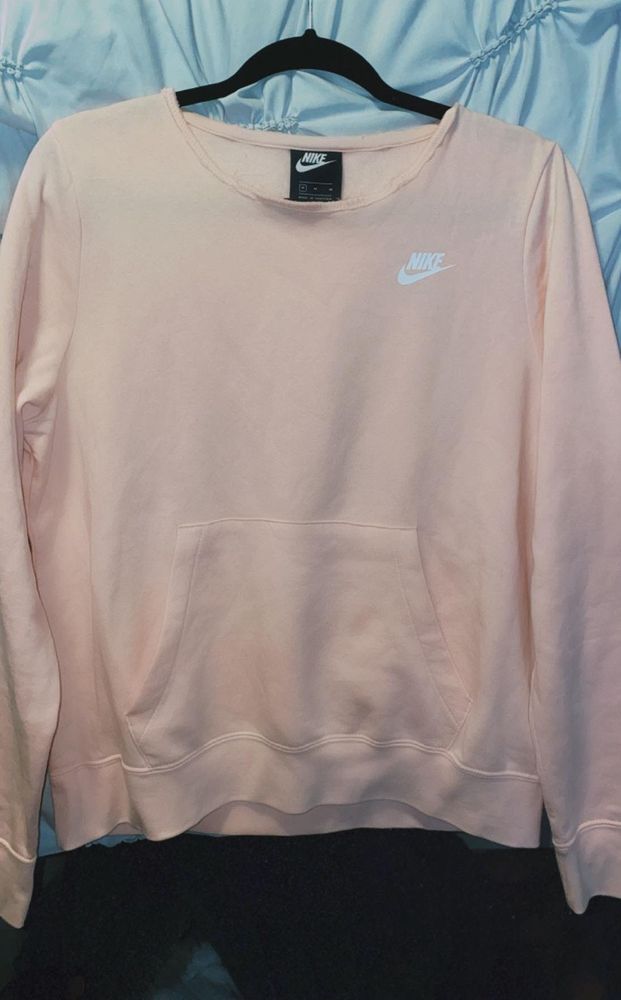light pink nike crewneck