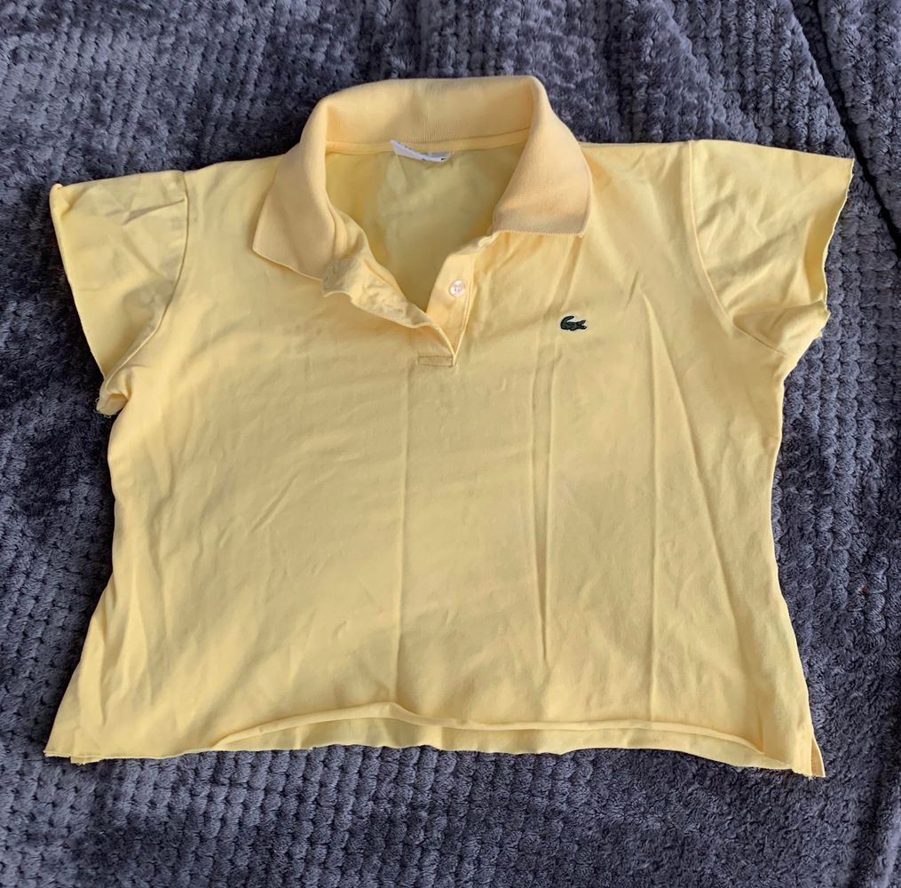 polo cropped lacoste