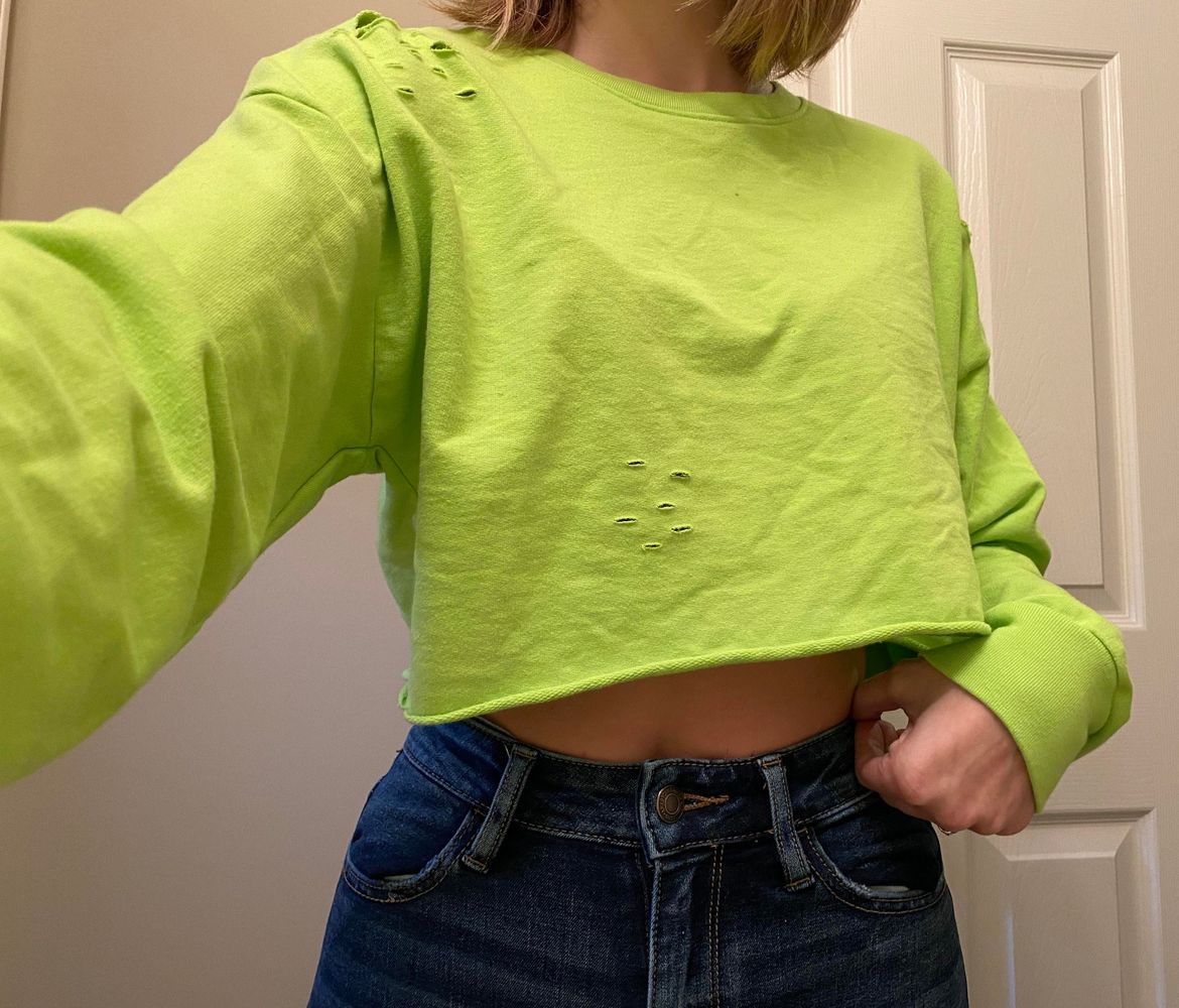 forever 21 neon top