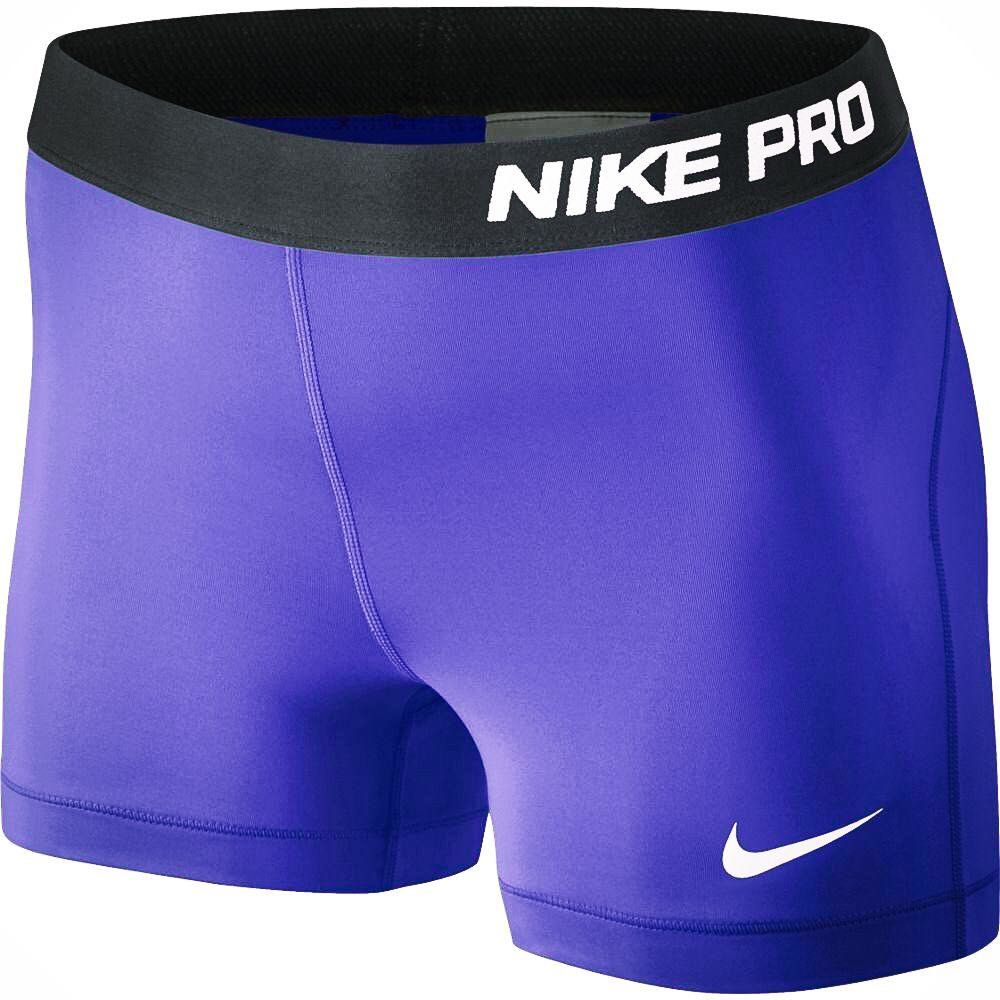 purple nike compression shorts