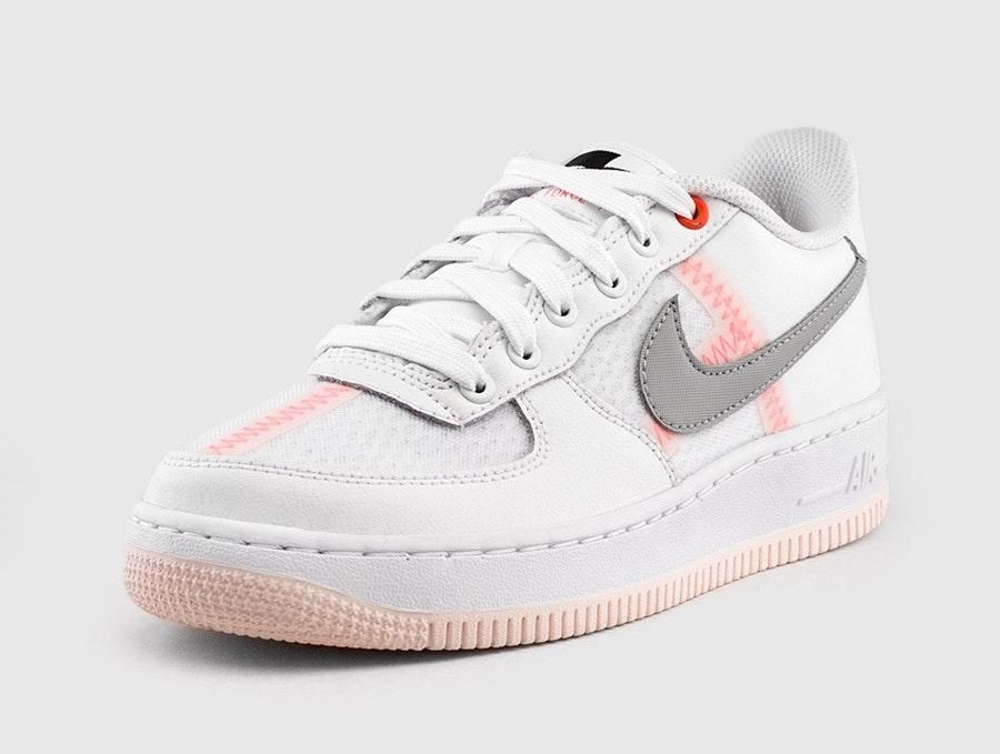 transparent white gray af1